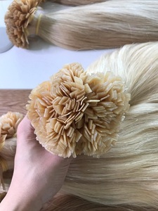 Extensiones de cabello crudo alineado con cutícula de queratina italiana Cabello liso de alta calidad en color claro Envío mundial desde Vietnam - Product Image 3