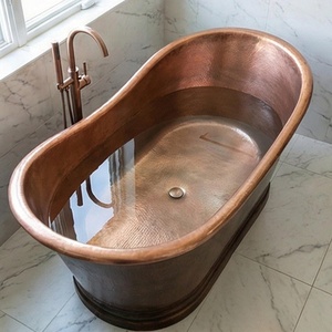 Proveedor de bañeras de cobre para pedidos al por mayor, exportador de bañeras de cobre en stock, entrega rápida de bañeras de cobre - Product Image 2