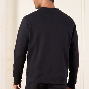 Sweat-shirt à capuche tricoté doublé personnalisé de haute qualité avec logo, vente en gros, uni, vierge, respirant, pour homme, couleurs personnalisées, 100% coton, idéal pour l'hiver - Product Image 3