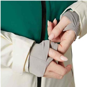Veste de ski et de snowboard respirante coupe-vent à capuche pour homme, taille plus, polyester/nylon Polartec avec isolation en laine - Product Image 3