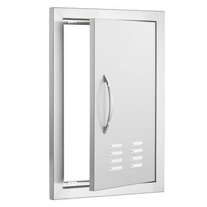 Porta di Accesso BBQ a Incasso in Acciaio Inossidabile 14W X 20H Pollici per Cucina Esterna, Accessori Singoli per Armadietti Verticali da Cucina - Product Image 1