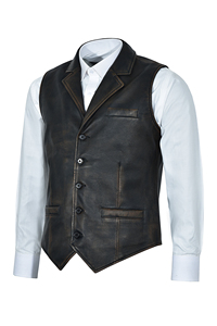 Veste en cuir Nappa noir véritable 100% personnalisée pour homme, style décontracté de luxe, fabrication OEM en gros, marque privée - Product Image 2