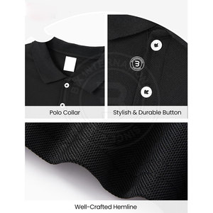 Polos de Golf Ecológicos para Jóvenes, Camisetas de Alto Rendimiento con Tacto Suave para Niños, Ropa Deportiva para Clubes de Golf Juveniles, Tops Flexibles que Absorben la Humedad - Product Image 6