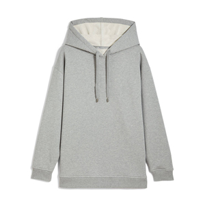 Sweat-shirt à capuche unisexe blanc surdimensionné en molleton, coton tricoté respirant avec poche, style décontracté hiver, 340g, logo personnalisé, haute qualité - Product Image 5
