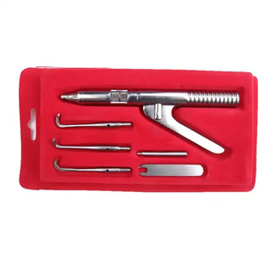 Kit professionnel de retrait de couronnes et bridges dentaires en acier inoxydable réutilisable, pistolet automatique pour laboratoire dentaire, certifié CE Classe 1 - Product Image 1