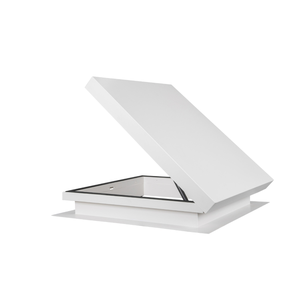 Trappe d'accès au toit isolée en acier galvanisé de qualité supérieure 700x700mm, résistante aux intempéries, blanche, porte d'inspection de plafond - Product Image 1