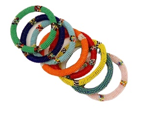 Dernier style classique unisexe pour bracelet fabriqué à la main avec une broderie perlée vibrante Couleurs audacieuses Beauté d'élégance artistique - Product Image 1