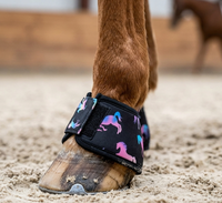 Bottes d'équitation HM GLOBAL tendance, imprimées numériquement, légères, antichoc, avec rembourrage en néoprène