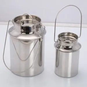 Stainless Steel Milk Can New Arrival Stainless Steel Milk Can with Airtight lid with Long Handle High Quality Stainless Steel
