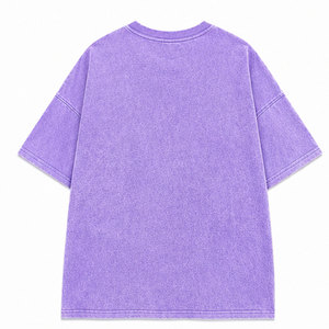 T-shirt pour filles à manches courtes et col rond en tricot de qualité supérieure, respirant, en coton, pour l'été, service d'usine OEM ODM - Product Image 2