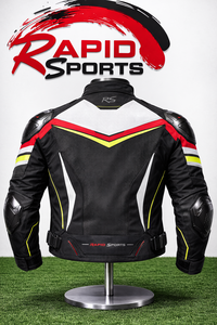 เสื้อแจ็กเก็ตแข่งรถมอเตอร์ไซต์ผ้าแคนวาสเล่นกีฬาแข่งรถเร็วสารหน่วงไฟและระบายอากาศได้ดี - Product Image 2