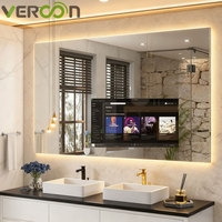 Espejo Inteligente Vercon para Baño, Espejo Android con Retroiluminación, Pantalla de 10.1 Pulgadas, 1200*700 mm, Centro de Aplicaciones, YouTube, Wifi, Bluetooth, Seguimiento de Salud