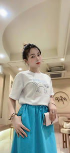 Camiseta de Algodón con Estampado de Dibujos Animados, Linda, de Alta Calidad OEM, para Mujer, Uso Diario - Product Image 2