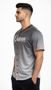 Camiseta de Béisbol Sublimada Personalizada de Manga Corta - 100% Poliéster, Rendimiento y Comodidad para Equipos/Clubes y Uso Diario - Product Image 3