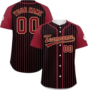 New Arrival Custom Size Short Sleeve Printed Breathable <b>Baseball</b> Jersey 100% Polyester Moisture Wicking Plus Size OEM Service - Product Image 1