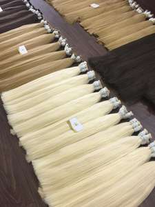 ราคาดีที่สุด ผมต่อแท้ 100% สีธรรมชาติ ผมเวียดนาม เนื้อตรง สไตล์หรูหรา ไม่ใช่ผมรีมี่ คุณภาพสูง ขายส่ง - Product Image 2