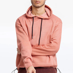 High Quality Men's Regular Fit Vintage Casual Hoodie Polyester/Cotton Solid <b>Thick</b> <b>Fleece</b> Sport Pullover Breathable Quick Dry - Product Image 4
