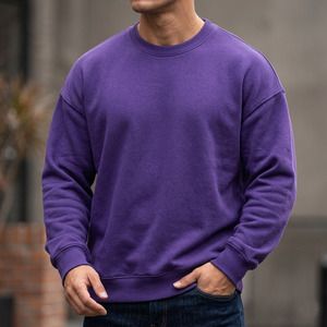 Sweat-shirt à capuche à manches longues en coton 100% avec poignets côtelés, design personnalisé, unisexe, respirant, sweat-shirt d'hiver - Product Image 3