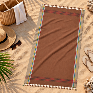 Serviette Kikoy en coton rayé teint en fil, écologique, séchage rapide, serviette turque, design élégant, collection premium, serviette Kikoy - Product Image 5