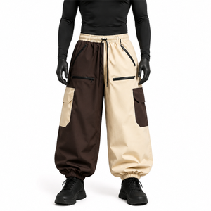 Unisex Waterproof Baggy Snow <b>Pants</b> Outdoor Windproof <b>Cargo</b> Trousers with Zipper Pockets Custom Wholesale - Product Image 1