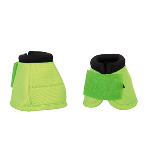 Horse Riding Bell Boots Premium <b>Equestrian</b> Horse Gear with Flexible Hoof Protection for Riding Training and Competition - Product Image 5