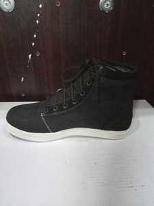 Unisex Black Sneakers Fashion Shoes Ankle high Shoes Denim Matching Shoes Lace Up Boots - Product Image 5