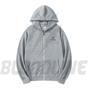 Sudadera con Capucha Unisex Bloodline, Amarilla, para Invierno, con Cierre, Corte Regular, Color Sólido, Informal, con Bolsillo Frontal, Forro Polar Transpirable - Product Image 4