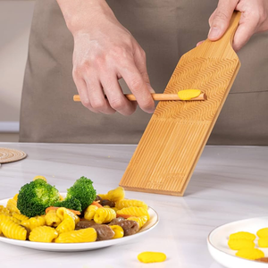 Tabla de madera para pasta con rodillo, paleta grande para hacer gnocchi, para preparar gnocchi caseros a un precio asequible - Product Image 5