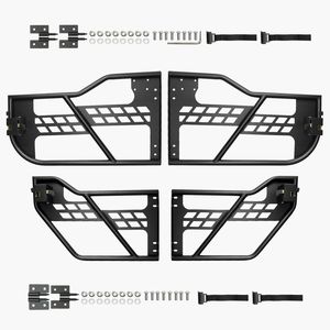 Portiere Tubolari Stile Caccia per Jeep 4 Porte con Cerniere Rinforzate e Cuscinetti in Gomma per Chiusura OE, Ideali per Uso Fuoristrada - Product Image 4