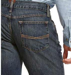 Fashion New Design Hot-sell Ripped Vintage <b>Elastic</b> Breathable Long Pants Men's Denim <b>Jean's</b> Loose <b>Jeans</b> for Men - Product Image 5