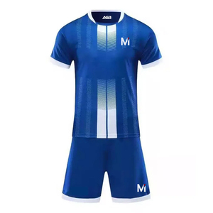 OEM Custom Printed Football Team Uniform High Performance Soccer Jersey Shorts Set Lightweight Breathable UV Protection - Product Image 3