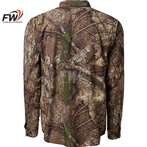 T-shirt de chasse pour homme personnalisé, best-seller, marque privée, prix de gros, vêtements de haute qualité, vêtements de chasse en coton pur pour l'extérieur - Product Image 2