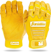 Gants de frappeur de baseball en cuir personnalisés OEM, marque privée, design personnalisé, haute qualité, main droite, respirants et rembourrés
