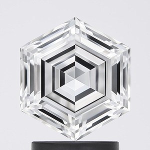 Diamante Suelto de Corte Hexagonal Cultivado en Laboratorio, Color E, Certificado IGI, VVS, Marca Diam, Origen Gujarat, para Joyería - Product Image 1