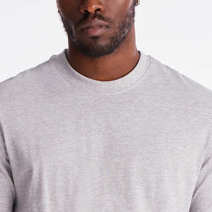 T-shirt décontracté pour homme en matière durable avec finition de couture de qualité supérieure, couleur unie, col rond, manches courtes, décontracté et tendance 2026 - Product Image 2