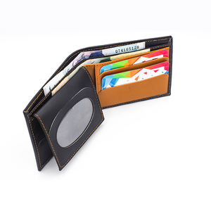 Portefeuille en cuir multifonctionnel pour cartes, produit très vendu, fabrication professionnelle, portefeuilles en cuir véritable à vendre - Product Image 4