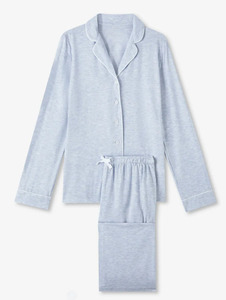 Women Ribbed Pajama <b>Set</b> Stretchable <b>Lounge</b> Wear Soft Nightwear Comfortable <b>Two</b> <b>Piece</b> Sleep Clothing for Home - Product Image 3