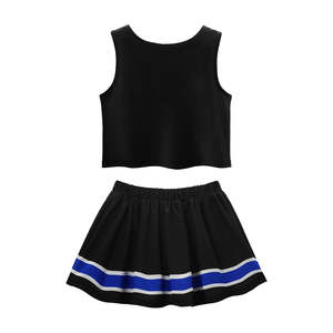 Tenues d'entraînement de cheerleading très demandées, uniformes de cheerleading personnalisés en gros avec strass, tailles adultes unisexes - Product Image 2