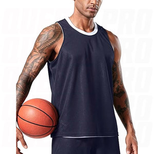ชุดบาสเก็ตบอลแบบสั่งทำสำหรับผู้ใหญ่รุ่นใหม่ล่าสุด ระบายเหงื่อได้ดี ชุดกีฬาแบบกลับด้านได้ เสื้อทีมบาสเก็ตบอล - Product Image 3