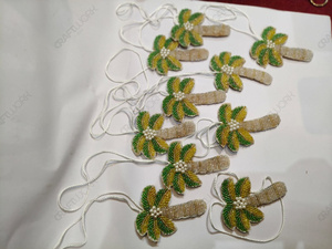 Wholesale Handmade Cotton Beaded Beach <b>Bag</b> <b>Charm</b> Coastal Hanging Ornament Purse Keychain Accessory OEM ODM Private Label Durable - Product Image 3
