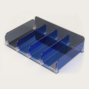 <b>PVC</b> Shelf Divider <b>Strip</b> Custom Design Retail Store Shelf Organizer Plastic Partition Display Holder Manufacturer - Product Image 1