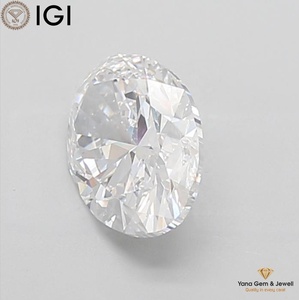 Diamante de Corte Ovalado de 3.50 Quilates, Cultivado en Laboratorio, con Certificación IGI, Claridad VVS1, Color D, para la Creación de Joyería Fina - Product Image 5