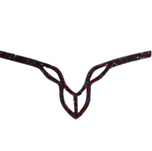 Brocha de caballo de cuero personalizada hecha a mano, accesorios de tachuela ecuestre elegante, brida brillante, diseño personalizado de alta calidad para caballo - Product Image 3