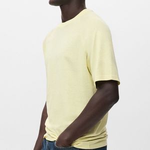 Camisetas Personalizadas de Hombre en Spandex/Algodón, Color Negro, Hombros Caídos, Talla Grande, Transpirables, Ecológicas, de Secado Rápido, OEM ODM - Product Image 5