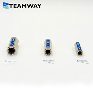 TEAMWAY ซีรีส์ C วาล์วกันกลับลมแบบทองเหลือง, วาล์วกันกลับทางเดียว, เกลียวใน 1/8" 1/4" 3/8" 1/2" 3/4" - Product Image 2