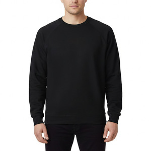 Sweat-shirt d'hiver pour homme, col rond, coupe classique, en coton/fibre de bambou, tricoté, uni, décontracté, minimaliste, séchage rapide - Product Image 5
