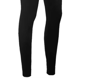 Leggings de yoga negros de cintura alta con cremalleras doradas, pantalones elásticos sin costuras de longitud completa para mujer - Product Image 2