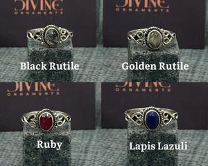 Oferta de Verano: Anillo de Plata de Ley 925 con Incrustaciones de Ojo de Tigre Ovalado de 6x8mm, Estilo Bohemia, Regalo para Mujer - Product Image 2