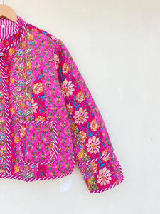 แจ็กเก็ตผ้าฝ้ายบุนวมทำด้วยมือสไตล์วินเทจ - Product Image 2