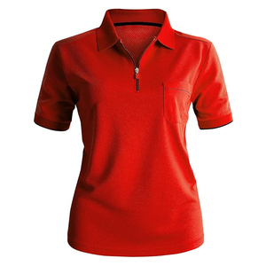 Vente en gros – T-shirt de golf personnalisé pour homme, 100 % coton molletonné, respirant, tricoté, à manches courtes, motif uni, coupe confortable - Product Image 1